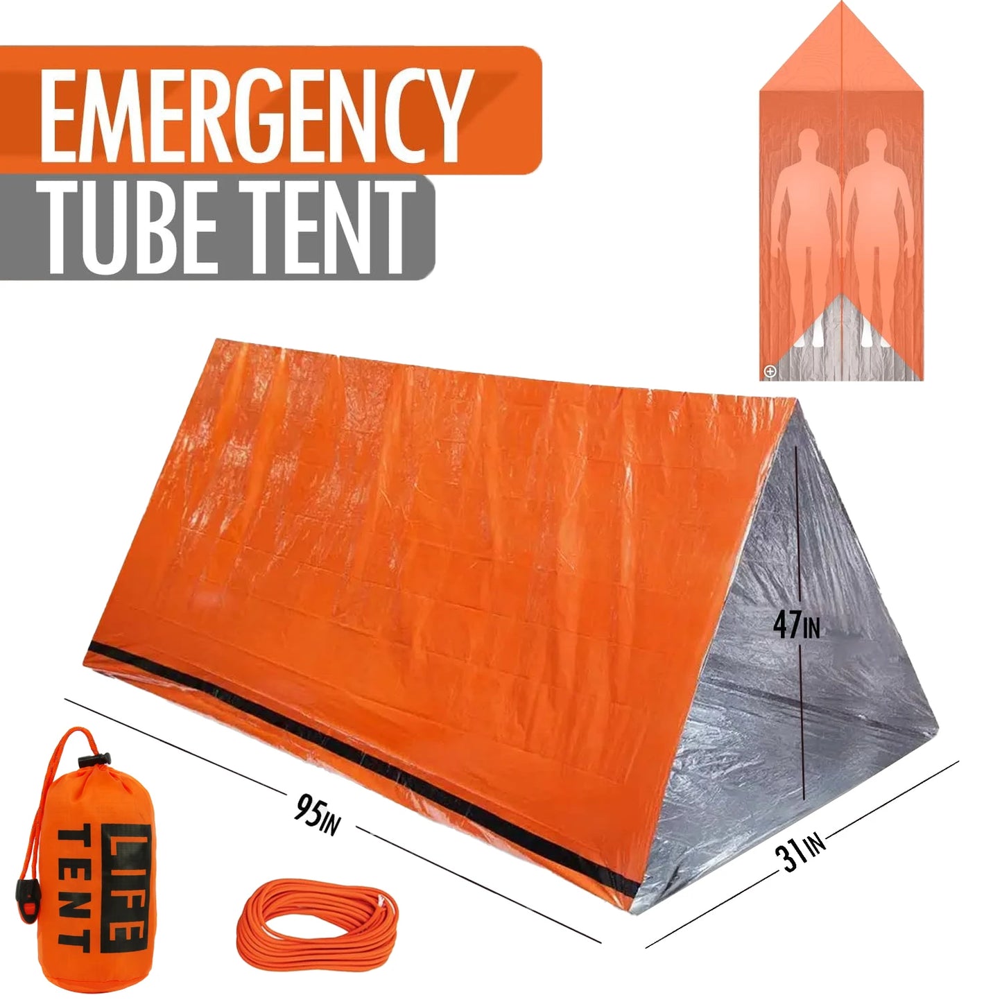 Disaster-relief Supplies Camping Tents Waterproof Baraca Washroom Tent 2 People Set Tent's Glass and Steel House Prevention Peaceful Pleasures Health and Wellness Orange