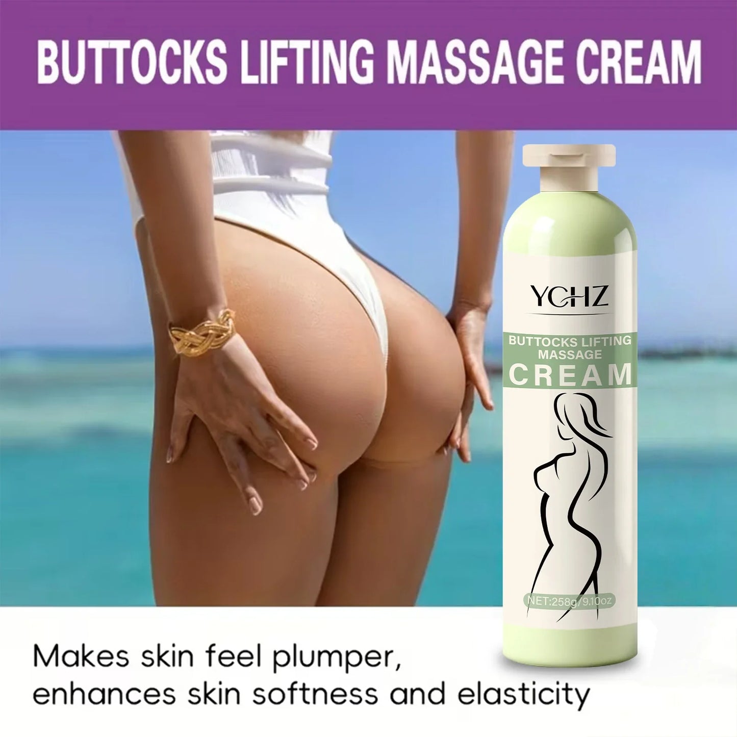 Collagen & Hyaluronic Acid Butt Firming Cream 258g | All Skin
