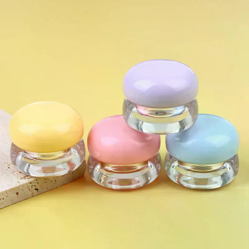5g Mini Cosmetic Empty Jar Pots Makeup Skincare Container Face Cream Box Lip Balm Box Refillable Lips Glaze Container Travel Peaceful Pleasures Health and Wellness