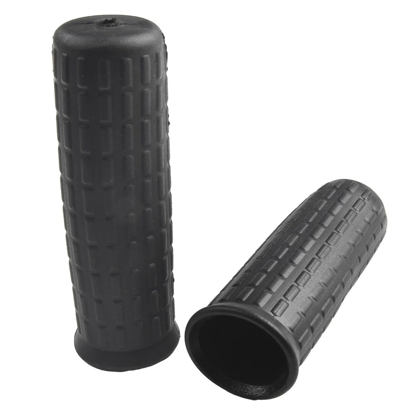 Wheelbarrow Rubber Handles Round Tubes Black Replacement Anti Slip