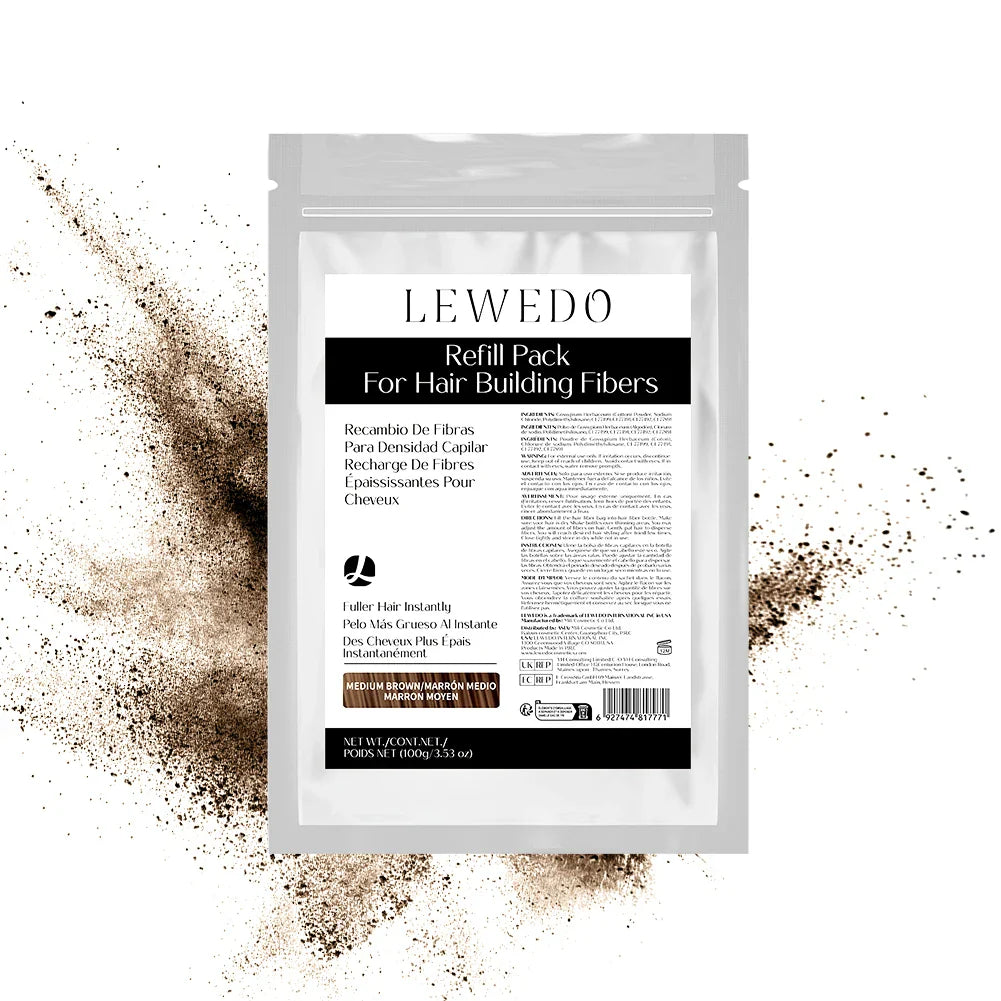 Lewedo Hair Building Fiber 100g – Keratin Thickening Powder