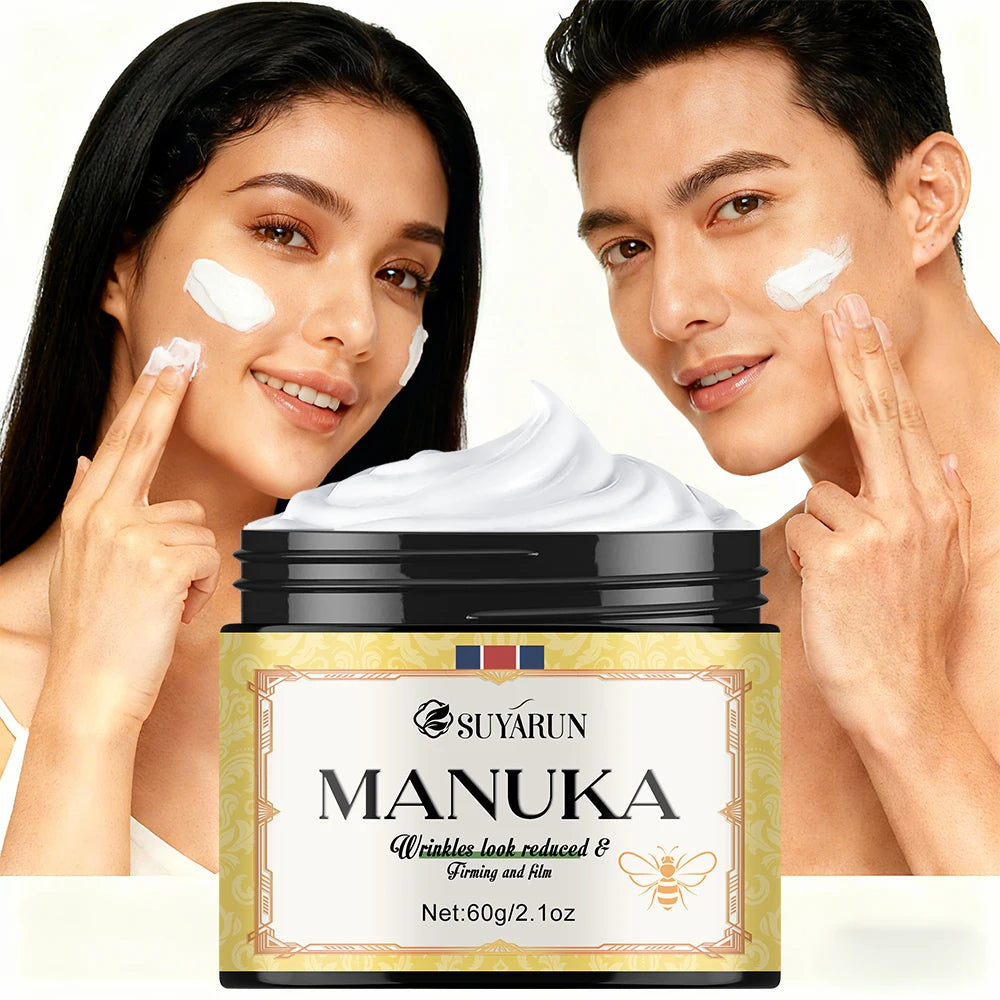SUYARUN Manuka Honey Collagen & Retinol Moisturizer - Deep Hydration, Skin Repair, Brightening - For All Skin Types. Peaceful Pleasures Health and Wellness