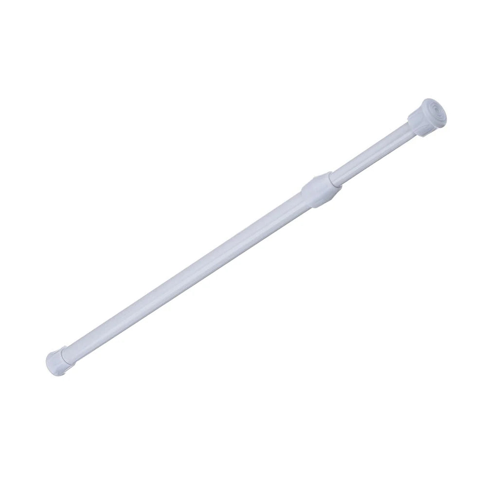Spring Tension Curtain Rods Durable Adjustable Length Hanging Curtain Rods for Windows Doors Cabinet Door Frames Peaceful Pleasures Health and Wellness 55 to 90cm 1pcs