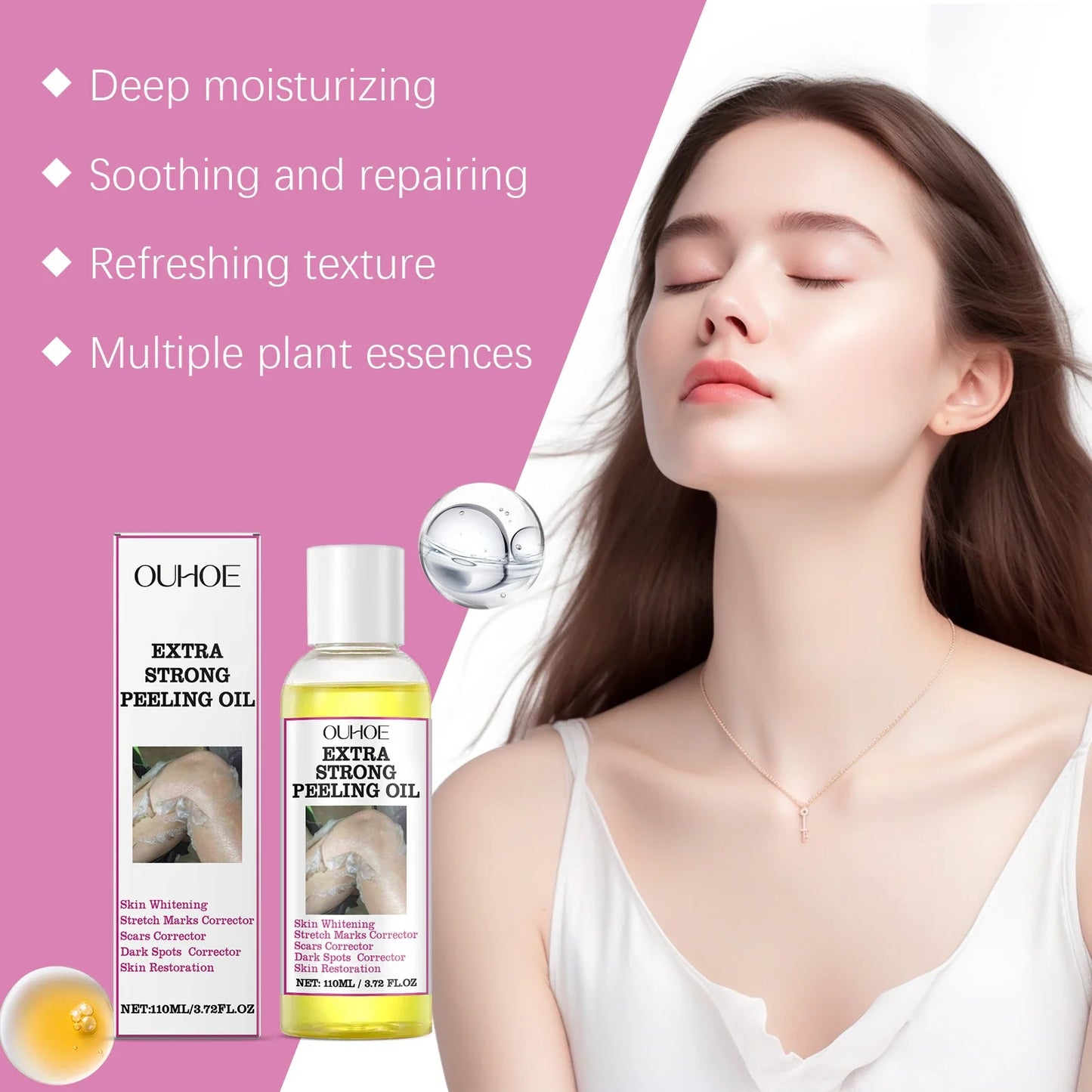 110ml Body Peeling Oil – Exfoliate, Moisturize & Glow