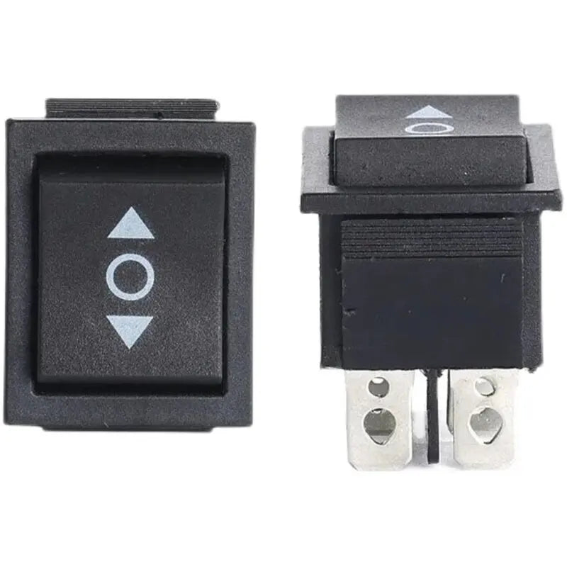 2PCS Self Reset Rocker Switch Momentary KCD4 Power Switch ON-OFF-ON Reset 3 Position 6 Pins 16A 250VAC/ 20A 125VAC Peaceful Pleasures Health and Wellness