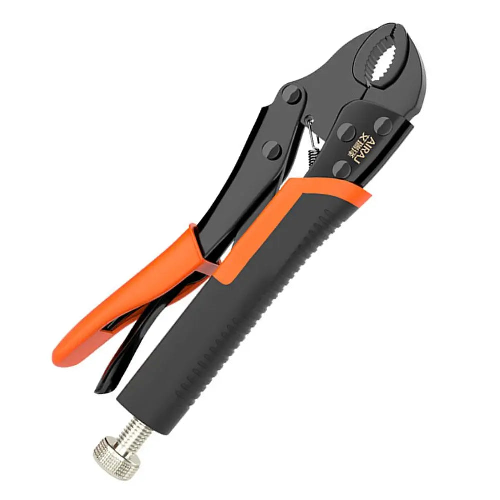 7/9/10 Inch Strong Locking Pliers Universal Multifunctional Pressure Pliers Round/Straight/Tip Mooth Pipe Wrench Hand Tools Peaceful Pleasures Health and Wellness 10 inch circle