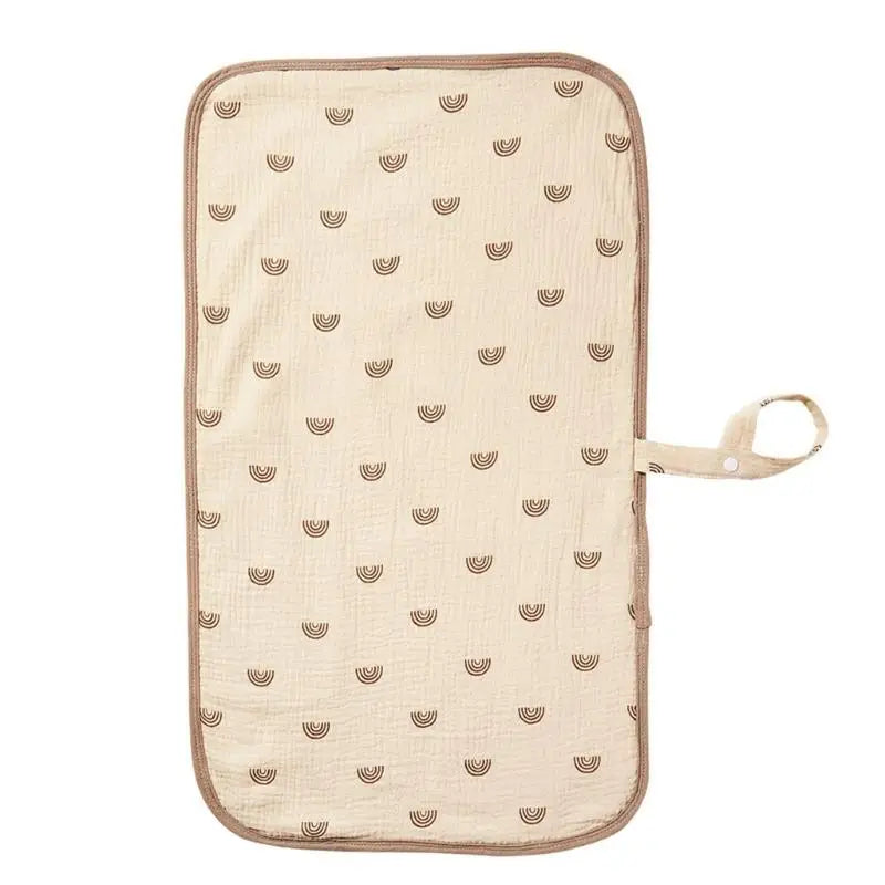 Baby Cotton Changing Pad | Splashproof Travel Diaper Change Mat