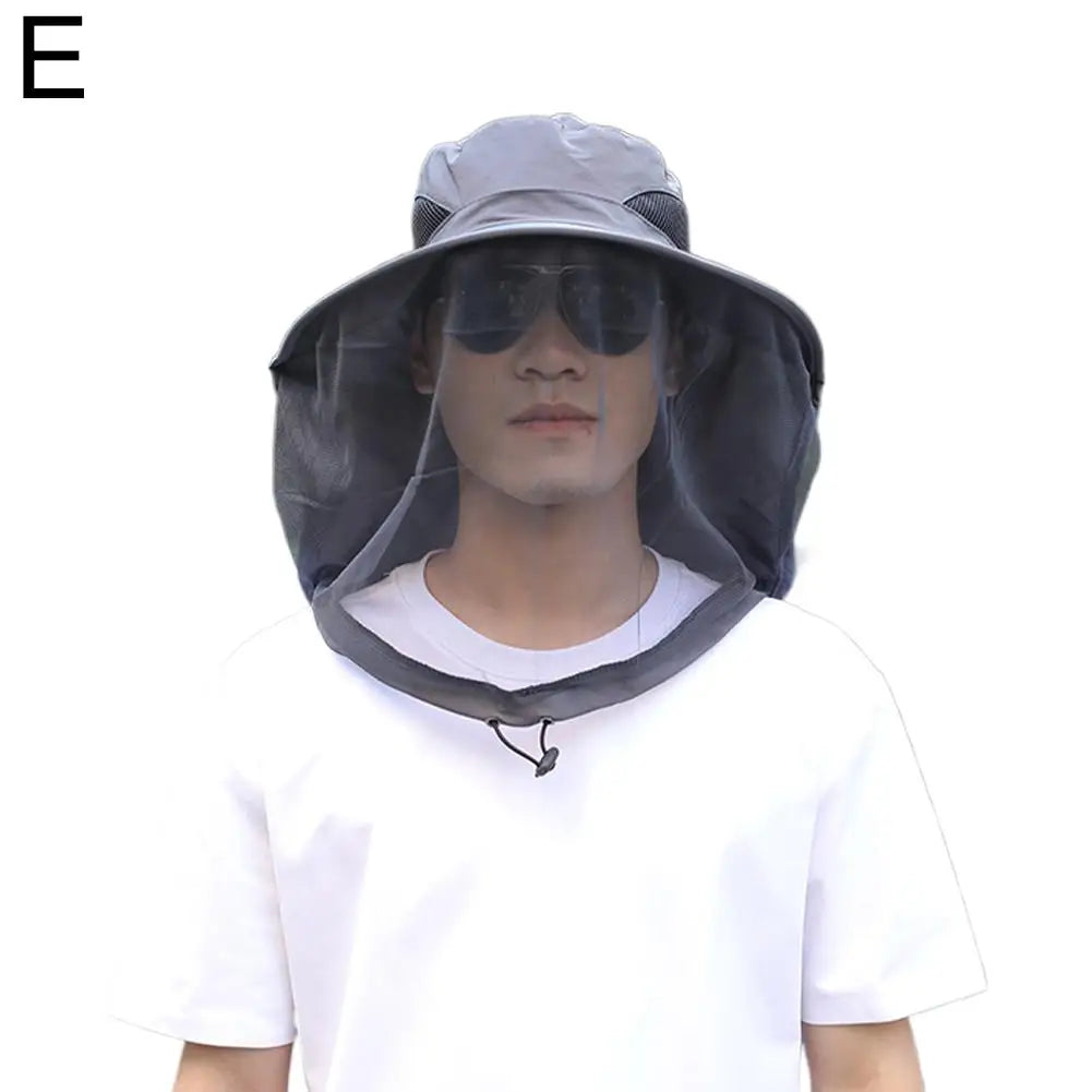 Mosquito Head Net Hat | Full Mesh Bug Shield for Fishing & Outdoors