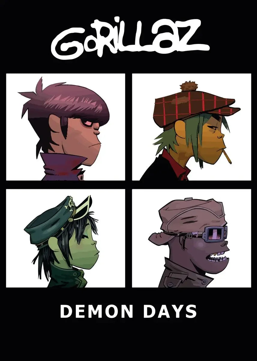 Gorillaz Canvas Wall Art Poster | Hip Hop Music Fan Decor