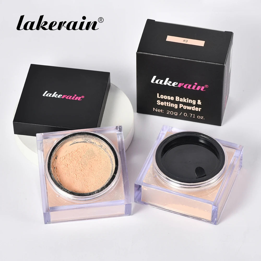 Lakerain Loose Setting Powder – Matte Oil Control, All Skin Types