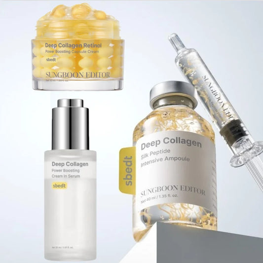 Korean Collagen Silk Peptide Serum | Retinol Brightening Ampoule Face Serum Ampoule Oasis Select