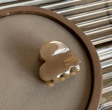 Heart-Shaped Claw Clips | Strong Grip Jaw Clips for Women