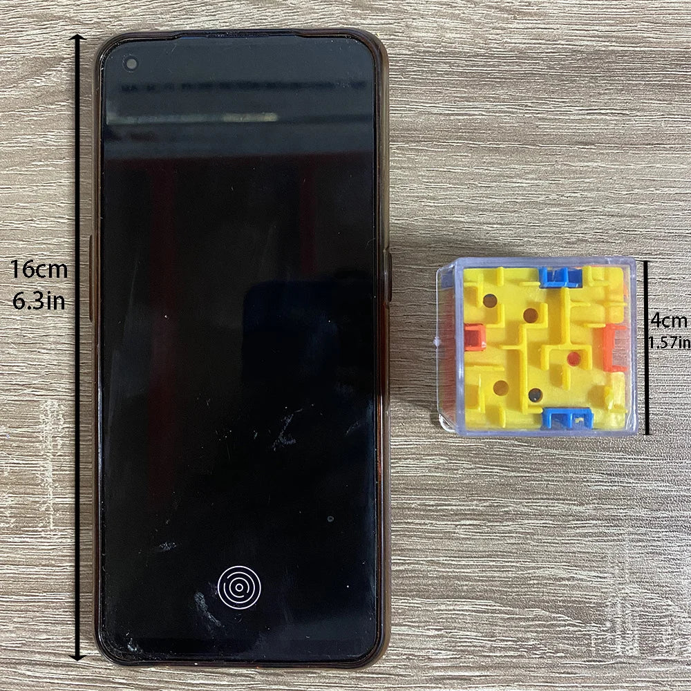 Mini 3D Maze Magic Cube | Six-Sided Labyrinth Puzzle Toy