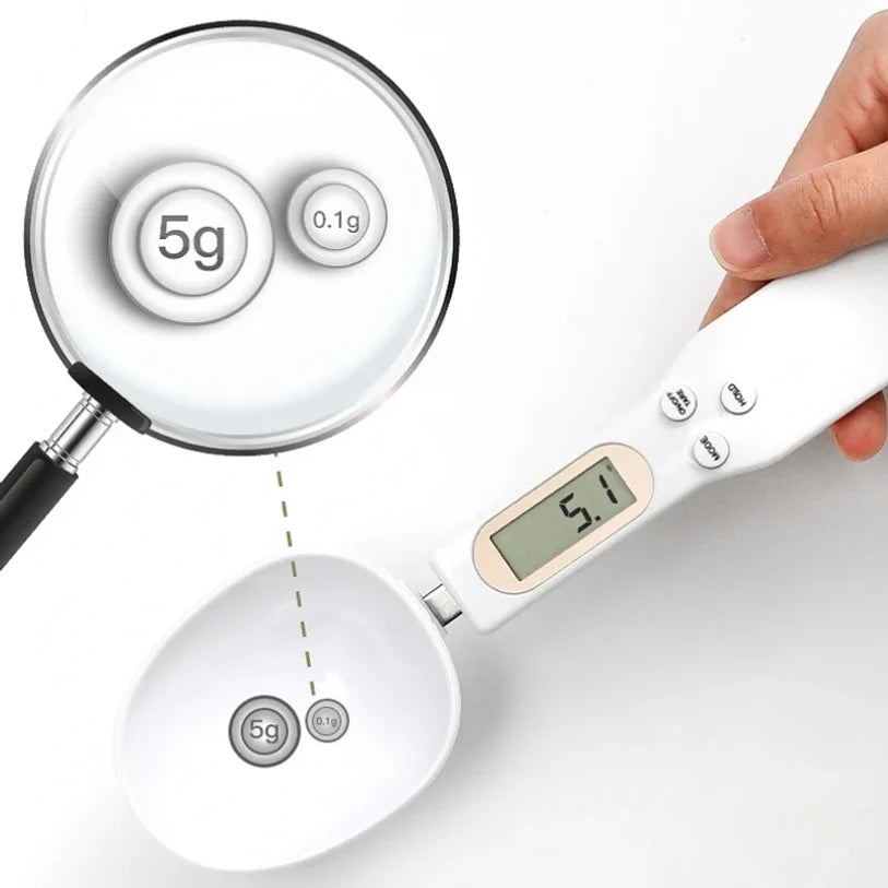 LCD Digital Weighing Spoon Scale | 0.1g Precision Kitchen Tool