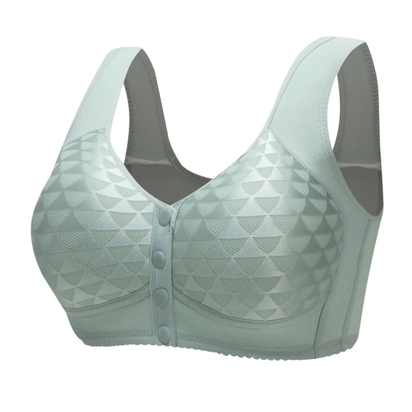 Plus Size Wireless Bra – Breathable, Padded & Supportive