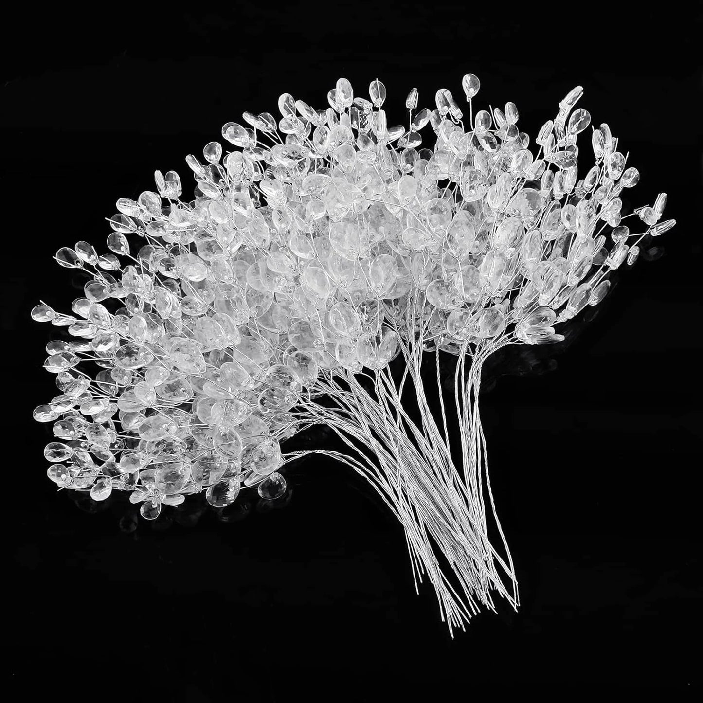 Crystal Acrylic Water Droplet Artificial Flowers | Wedding Décor