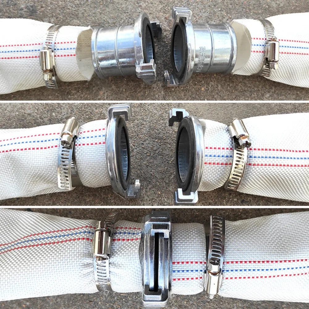 New Aluminum Tube Connector With Hose Clamp Watering Trees Hose Connector Agriculture Connector Joint Peaceful Pleasures Health and Wellness