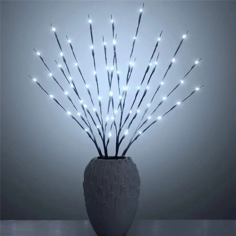 LED Bendable Twig Branch Lights | Battery Powered Home Decor