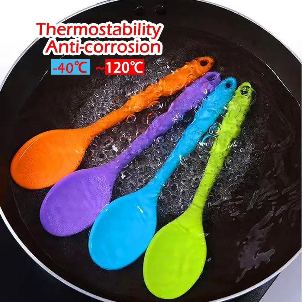 Silicone Soup Spoon – Nonstick-Safe Kitchen Mixing Ladle