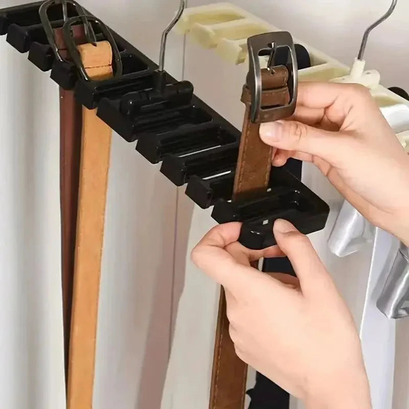1PCS Tie Belt Hanger Wardrobe Belt Rotating Organizer Rack Multifuctional Scarf Hanger Home Closet Storage Holder Accessories Peaceful Pleasures Health and Wellness