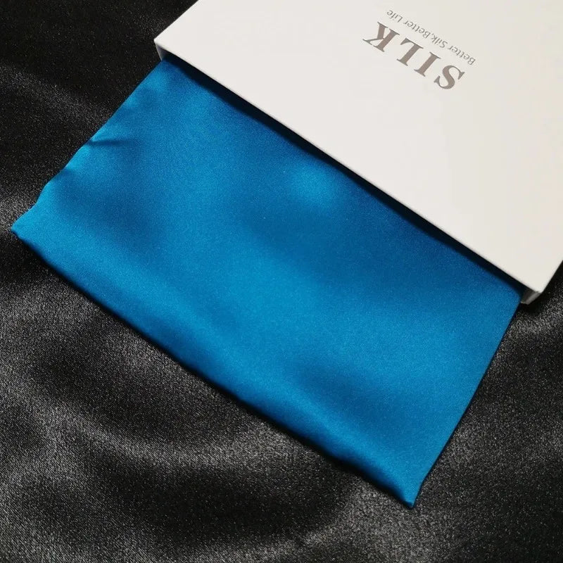 22 Momme 100% Mulberry Silk Pillowcase - Double Sided Solid Pure Silk Pillow Cover with Hidden Zipper - Grade 6A Luxury Bedding Peaceful Pleasures Health and Wellness
