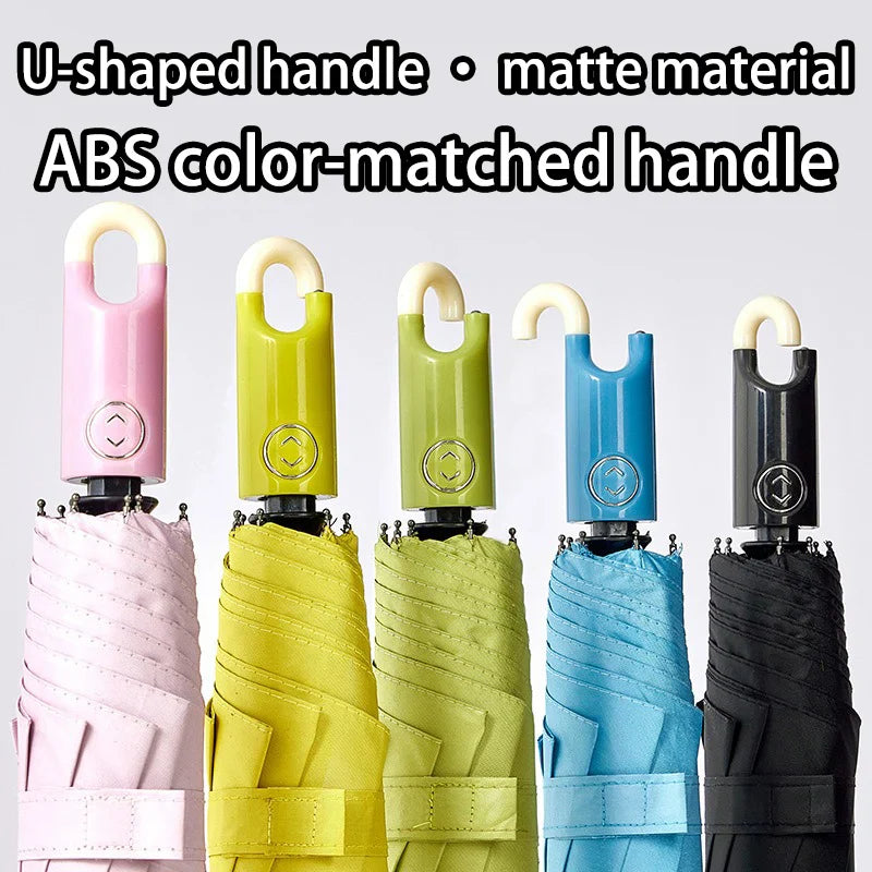 Automatic Folding Umbrella – UV Sun & Rain Protection
