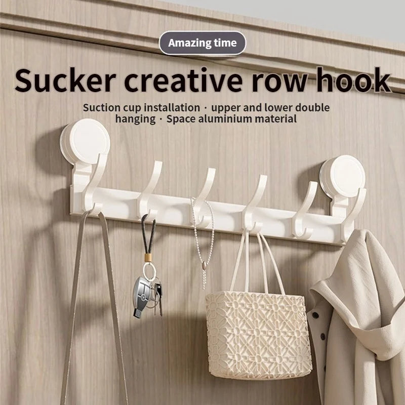 Aluminum Suction Cup Hooks Set of 8 – No-Drill Organizer