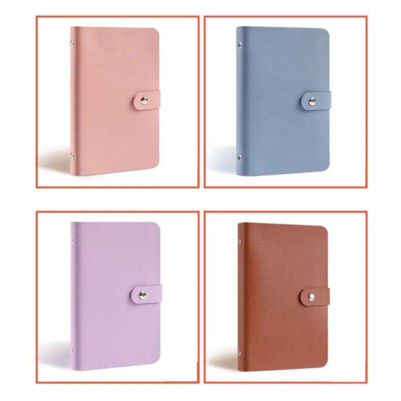 Savings Money Book Banknote Album Money Holder Solid Color Album Cash Collect Book Money Saving Organizer Photocard Holder Peaceful Pleasures Health and Wellness