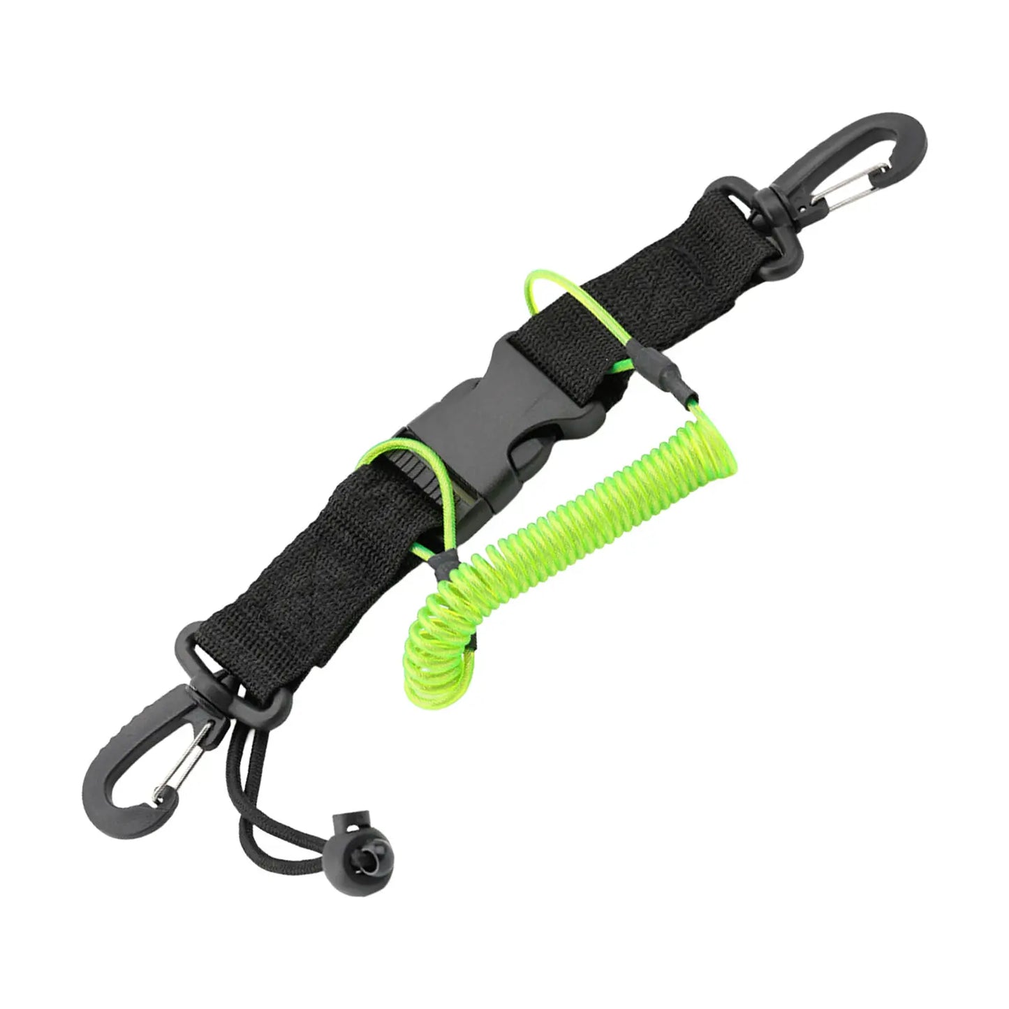 Diving Camera Anti-Loss Lanyard with Built-In Steel Wire for Deep-Sea Use Durable and Secure Accessory Peaceful Pleasures Health and Wellness Transparent green