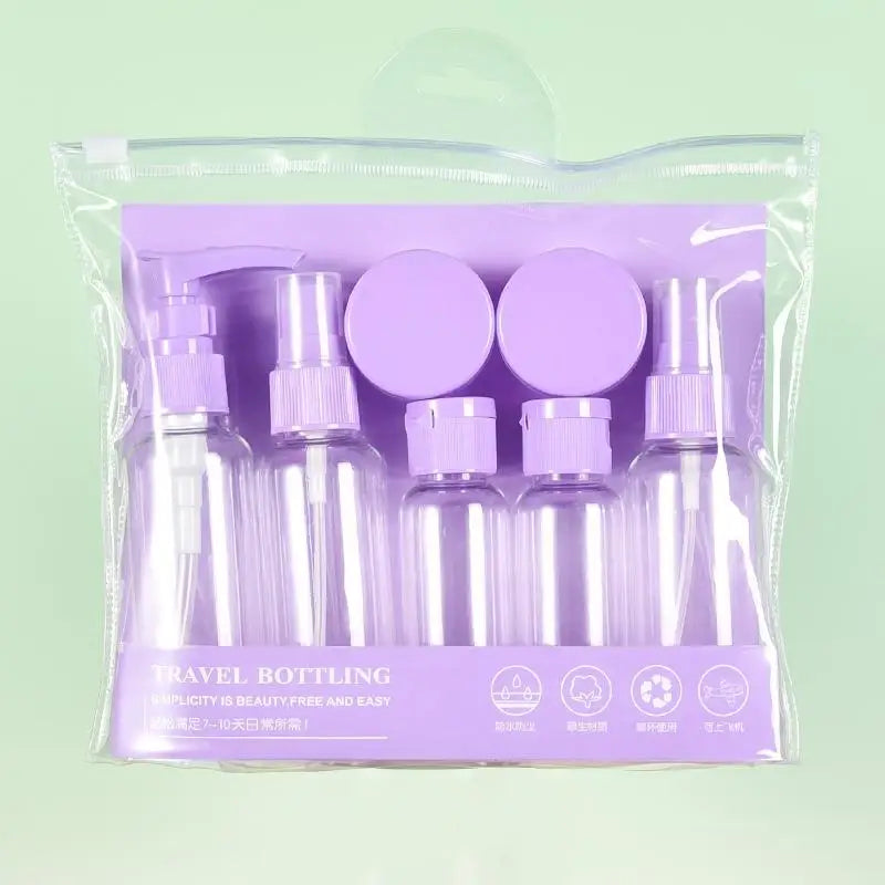 Travel Refillable Bottle Set | 8-Piece Portable Toiletry Kit