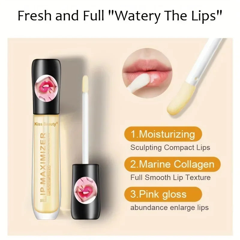 LAIKOU Plumping Lip Oil Gloss – Moisturizing Lip Serum 5ml