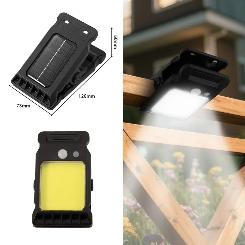 Solar Motion Sensor Clip-On Garden Lights | Outdoor LED