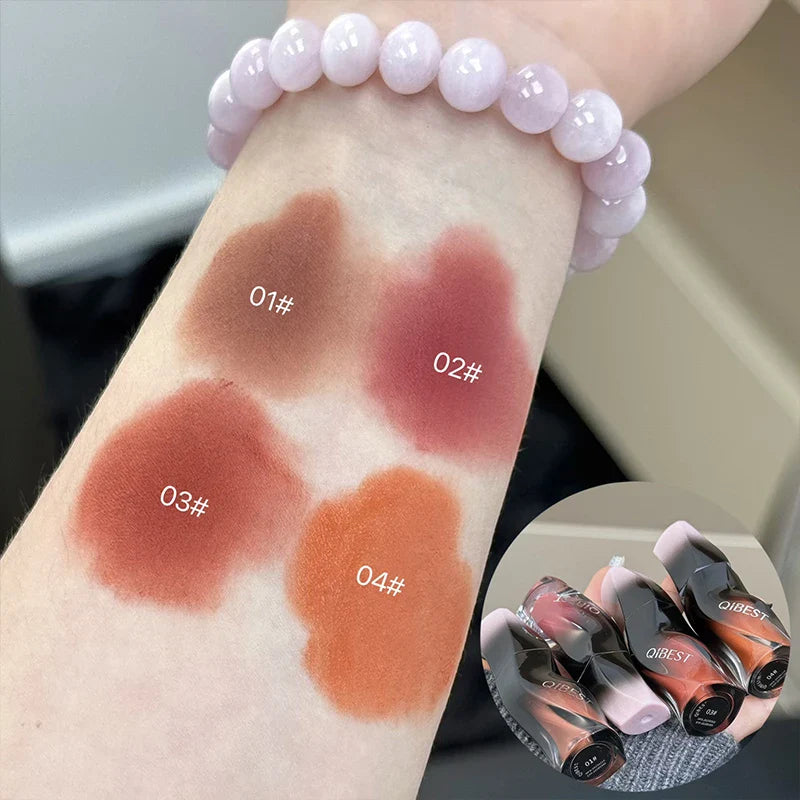 QiBest Matte Liquid Lipstick – Waterproof Long-Lasting Lip Mud