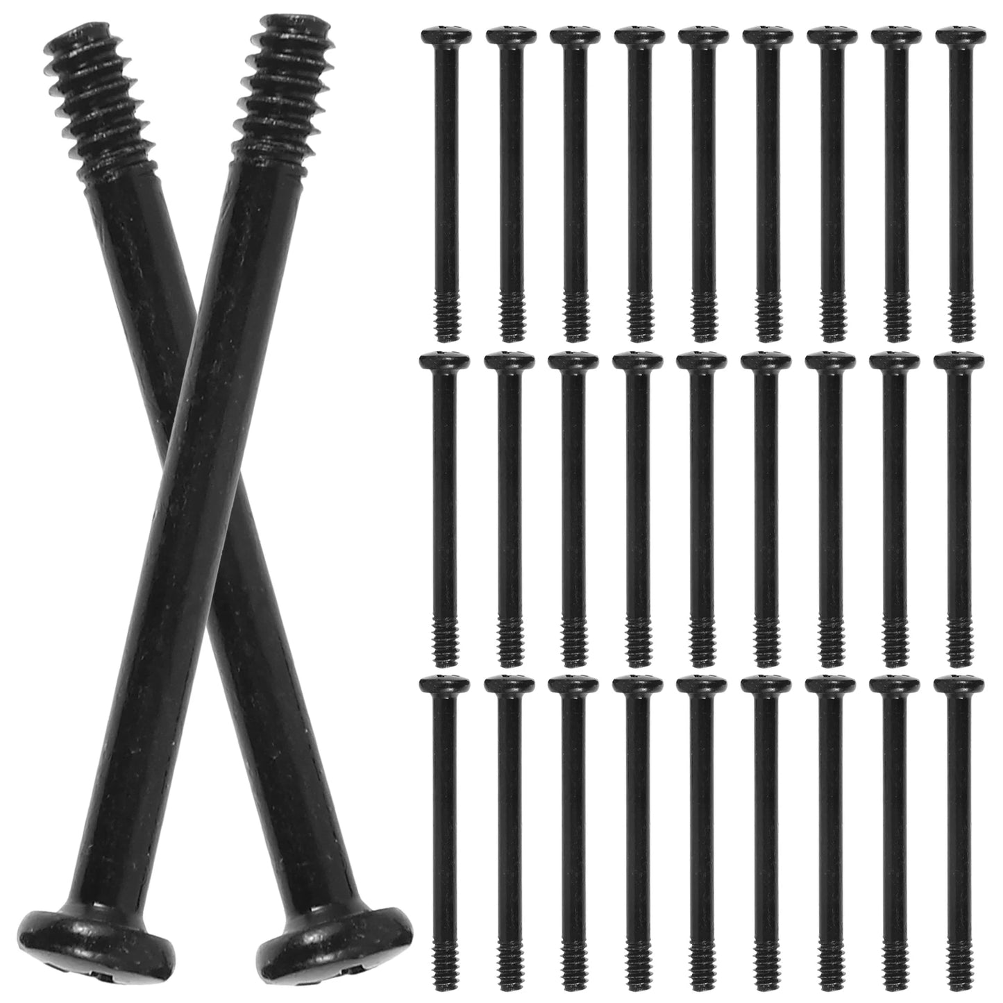 50pcs Computer 34mm Long Metal Cooling Mounting Screws Cooling Fan Mount Screws for PC Case Water Radiator DIY Accessories Peaceful Pleasures Health and Wellness
