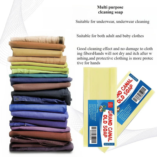 160g Deep Cleaning Laundry Soap With Brush Use For Oil Stains Mildew Spots Underwear Cleaning Easy to Rinse Without Harming Hand Peaceful Pleasures Health and Wellness