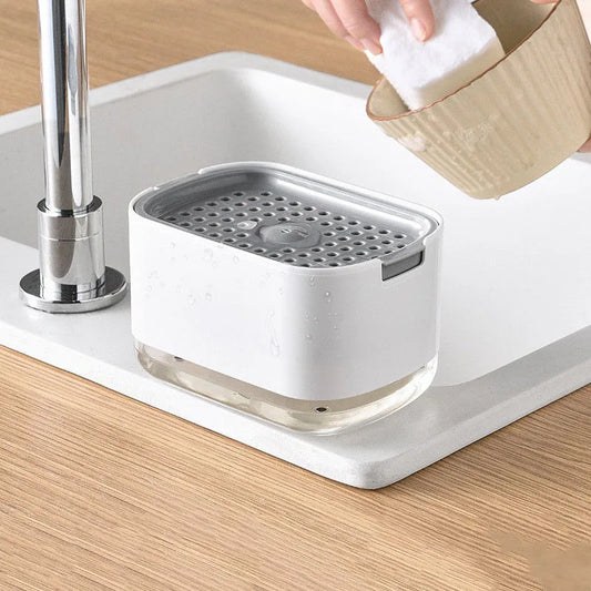 2-in-1 Dish Soap Dispenser & Sponge Holder – 300ml Soap Dispenser Oasis Select