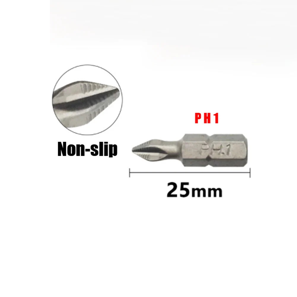 Anti Slip Screwdriver Bit Electric Hex Shank Magnetic Drill Screw