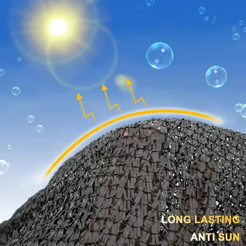 Sun Shade Net 2x2m/2x4m – HDPE UV Block Mesh for Yard & Patio