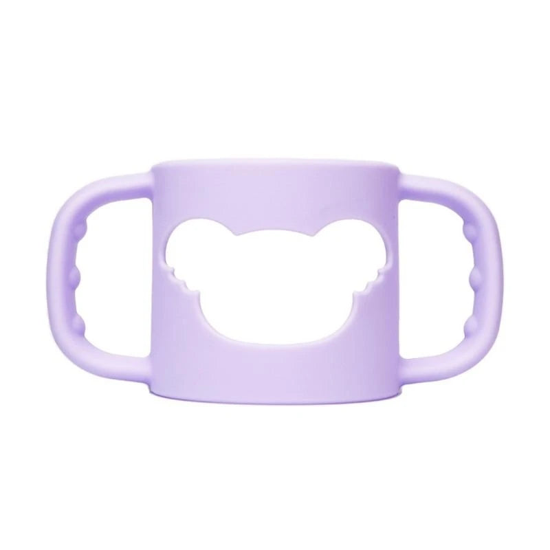 Baby Bottle Silicone Grip Handle Sleeve | Infant Feeding Aid