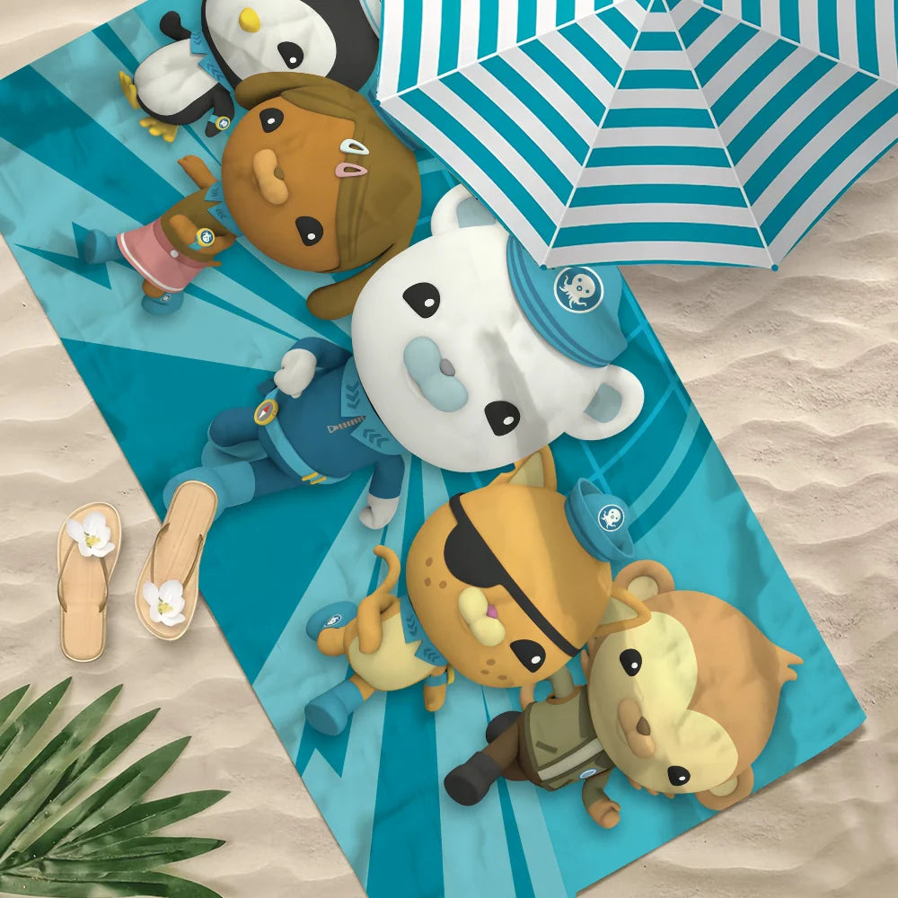Octonauts Quick-Dry Kids Beach Towel | Pool, Travel & Gym