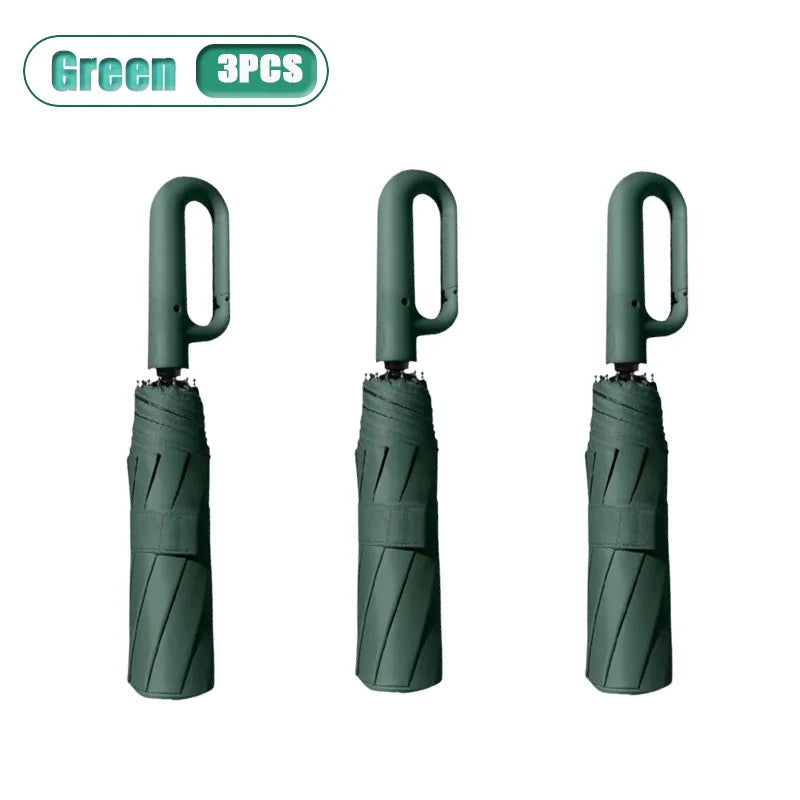 Automatic Windproof UV Folding Umbrella – Large Rain Parasol