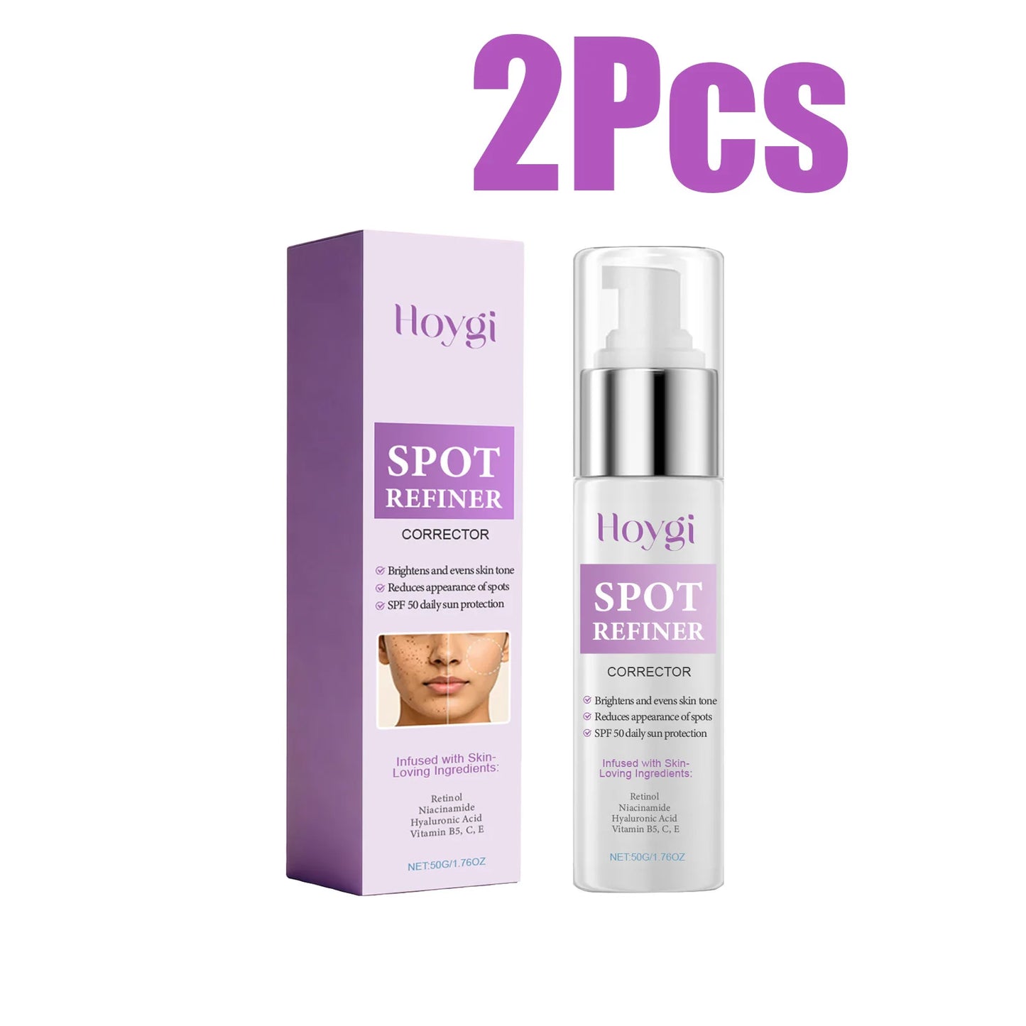 Dark Spot Corrector SPF Cream – Vitamin C, Niacinamide & Retinol