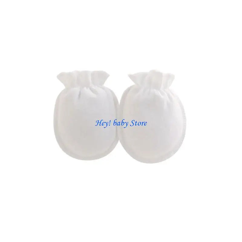Soft Cotton Baby Anti-Scratch Mittens | Newborn 0–12 Months