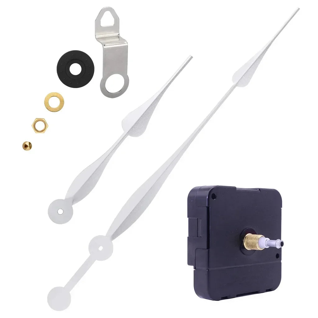 High Torque Quartz Wall Clock Movement Silent DIY Clock Mechanism 30cm Long Metal Clock Needle Large Torque Movement Parts Peaceful Pleasures Health and Wellness ZZ S