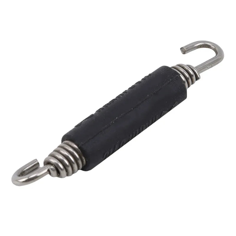 Universal Motorcycle Stainless Steel Spring Hooks For Akrapovic SC Project AR Exhaust Pipe Peaceful Pleasures Health and Wellness black
