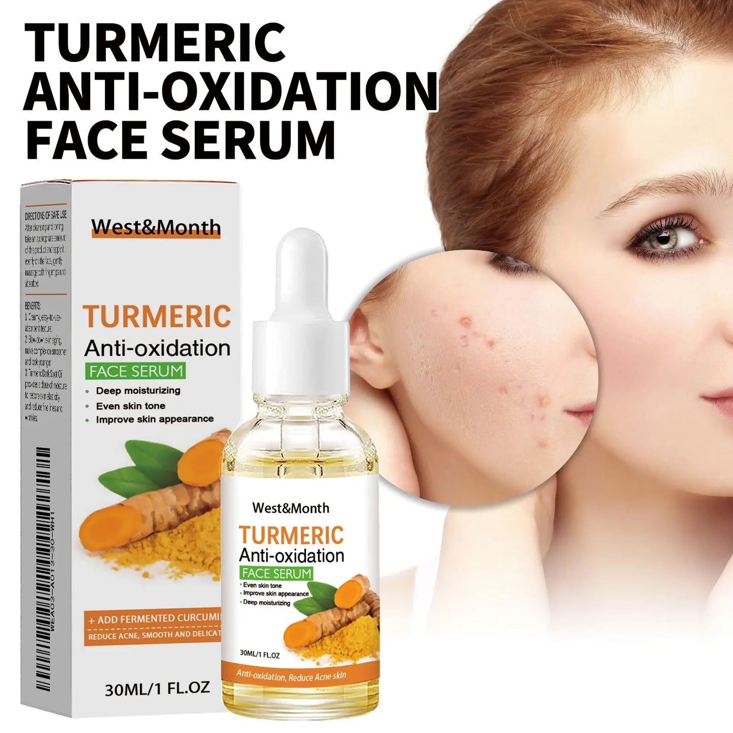 Eelhoe Turmeric Face Serum 30ml – Brighten & Hydrate Skin
