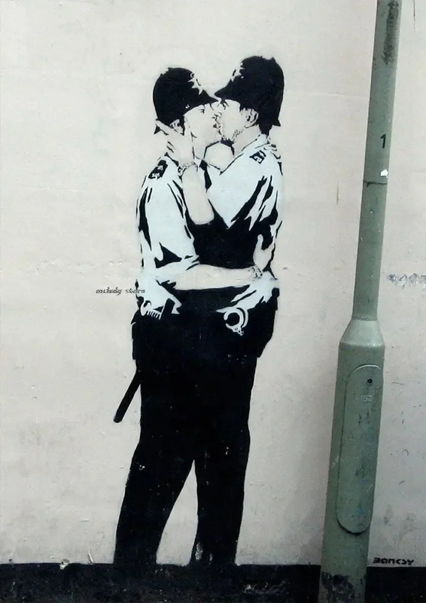 Banksy Girl with Red Balloon Canvas Wall Art | Street Art Decor