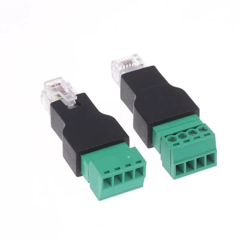 RJ11 6P4C Male to 4-Pin Screw Terminal Adapter | Phone Line