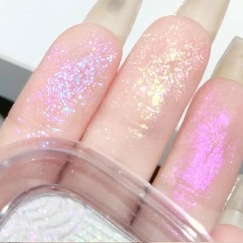 Chameleon Gradient Glitter Eyeshadow Palette | Shimmer Highlight