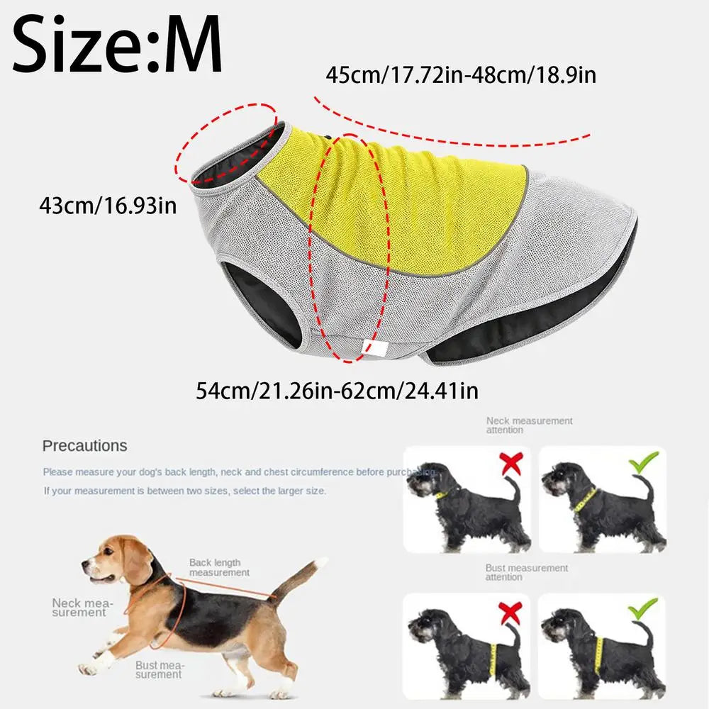 Cooling Dog Vest Comfortable Fit Breathable With Ice Bag Pocket Dog Cooling Jacket For Beach Play Walking Picnic Park Outing Peaceful Pleasures Health and Wellness Red China Mainland
